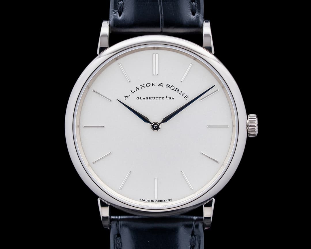 Image of A. Lange & Söhne 201.027 Saxonia Thin Manual Wind 18K White Gold Silver Dial 2025