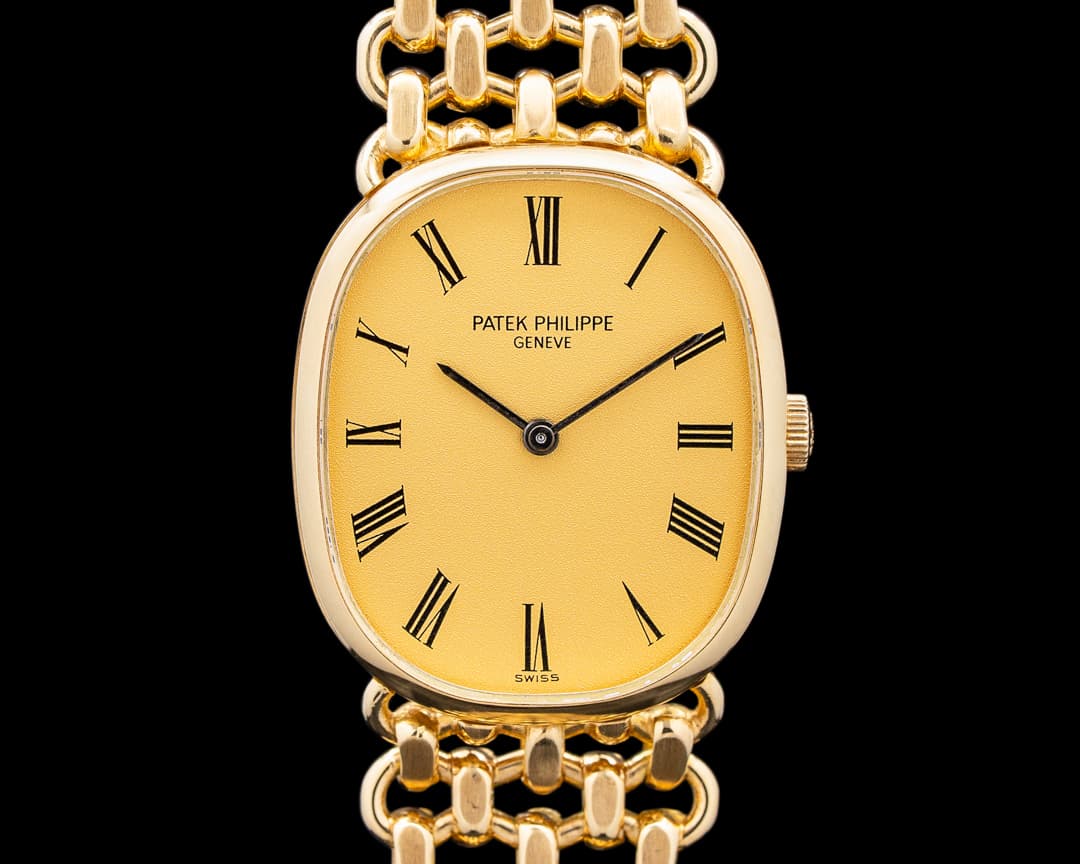 Image of Patek Philippe 3548 Ellipse 18K Yellow Gold Champagne Dial