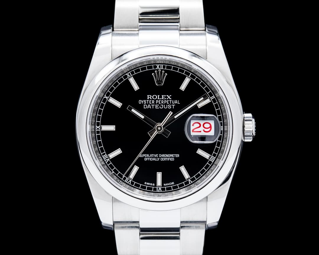 Rolex 116200 Datejust SS Black Dial