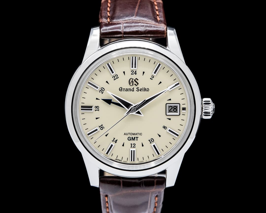Grand Seiko SBGM221 Elegance GMT SS Cream Dial