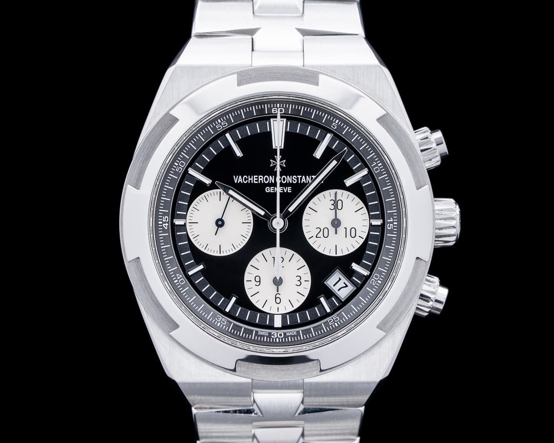 Image of Vacheron Constantin 5500V Overseas Chronograph SS Black Dial