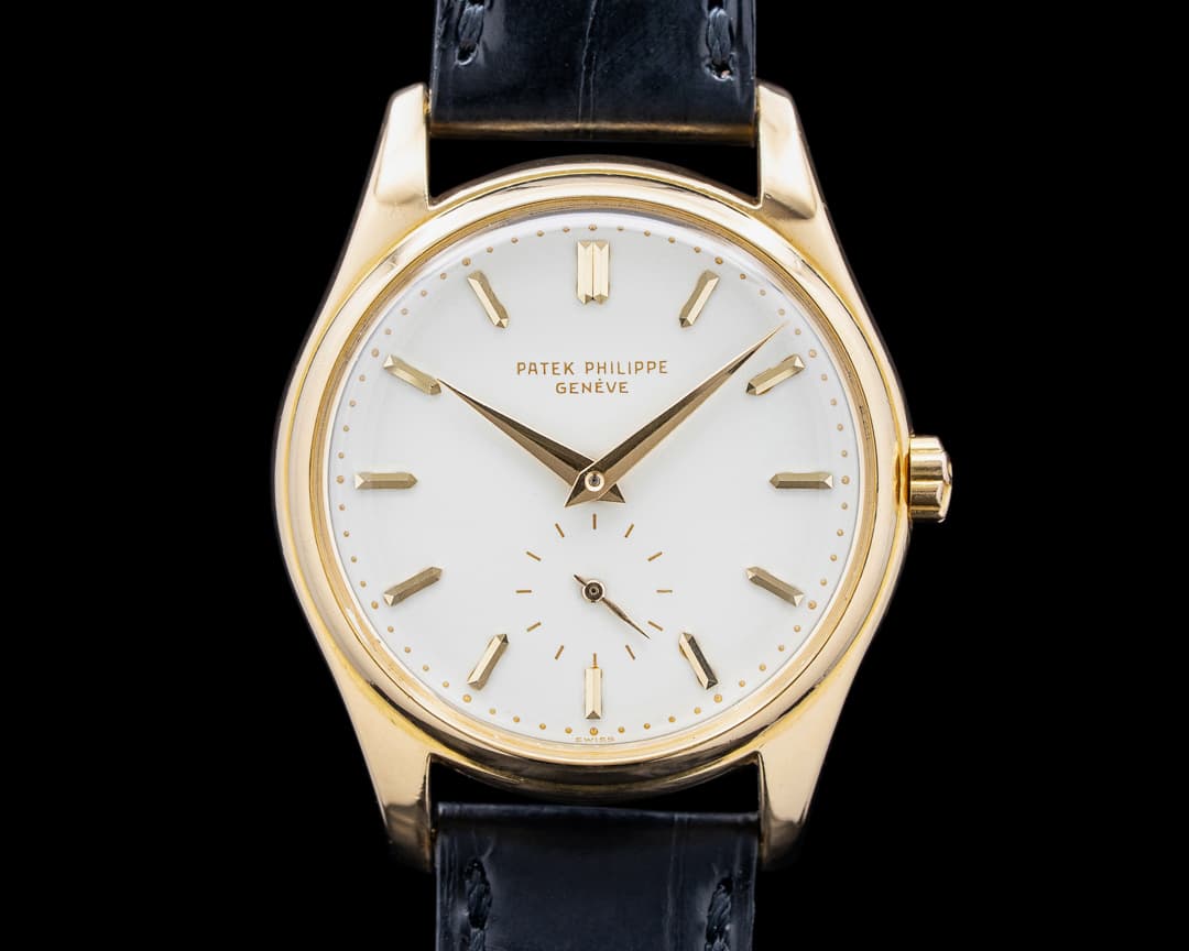 Image of Patek Philippe 2526 Calatrava 18K Yellow Gold Enamel Dial First Series