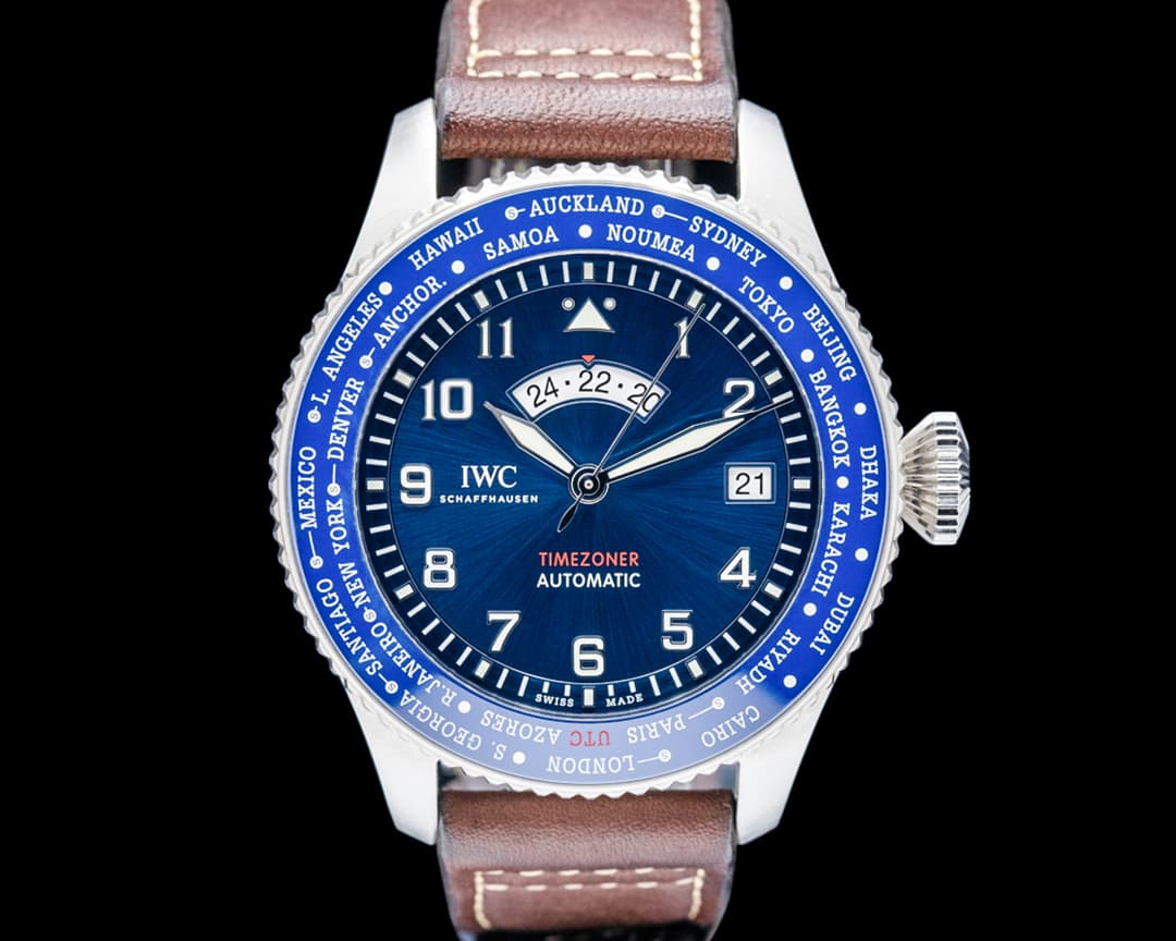 IWC IW395503 Pilot's Watch Timezoner Edition Le Petit Prince SS Blue Dial