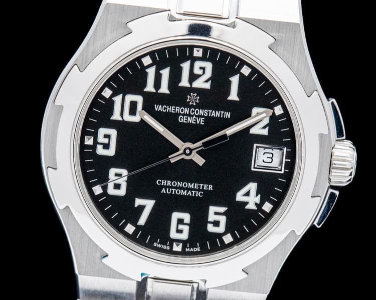 Vacheron Constantin 42042/423A Overseas SS Black Dial 42042/423A for ...