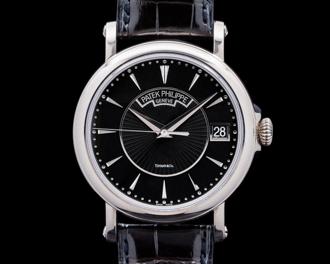 Patek Philippe 5153G Calatrava "Tiffany & Co. Edition" 18K White Gold Black Dial