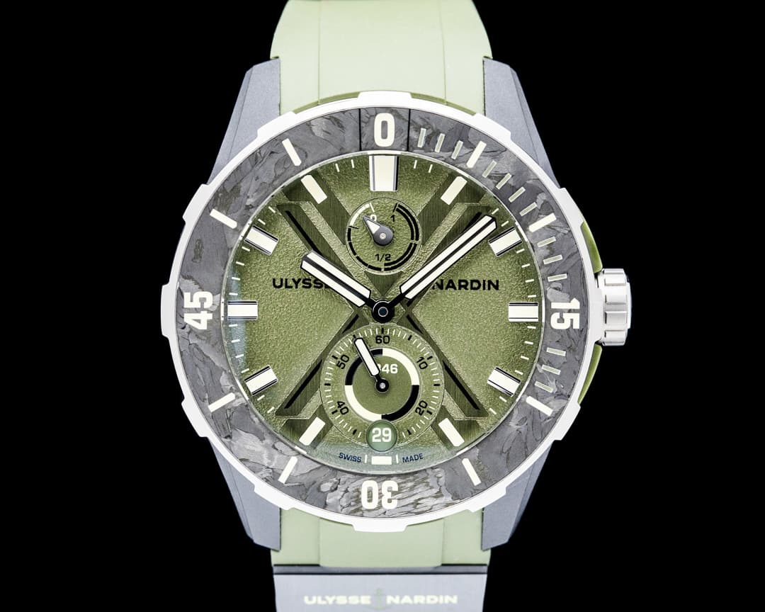 Ulysse Nardin 1183 Diver NET OPS SS Green Dial