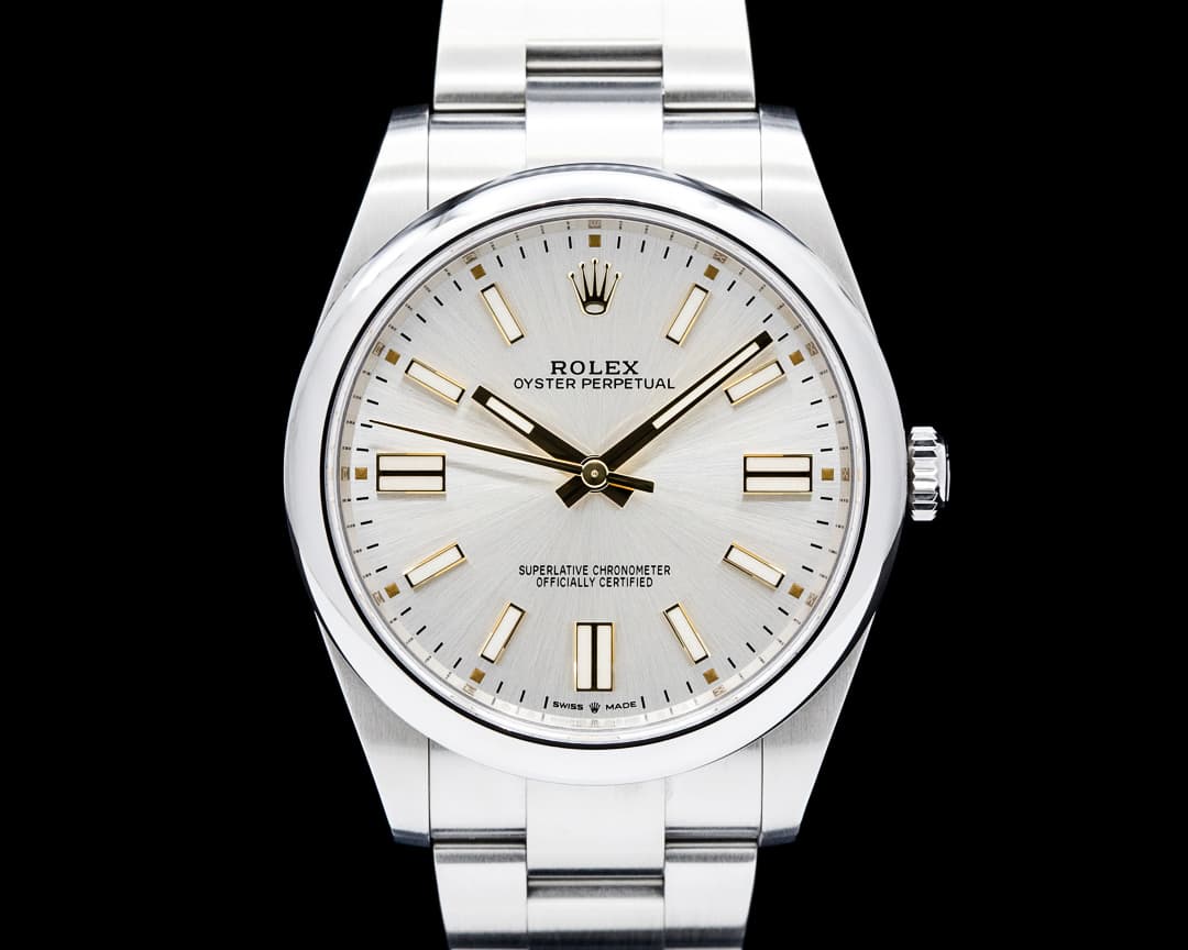 Image of Rolex 124300 Oyster Perpetual SS Silver Dial