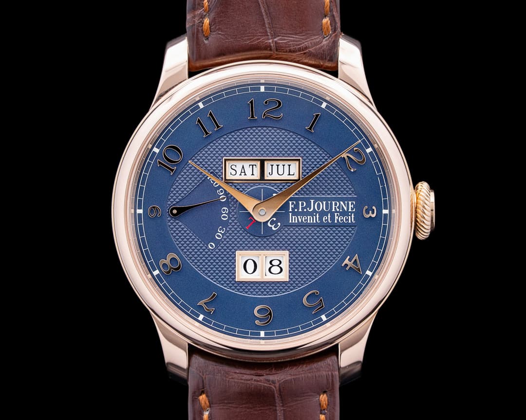 F. P. Journe Quantieme Perpetual 18K Rose Gold Blue Dial