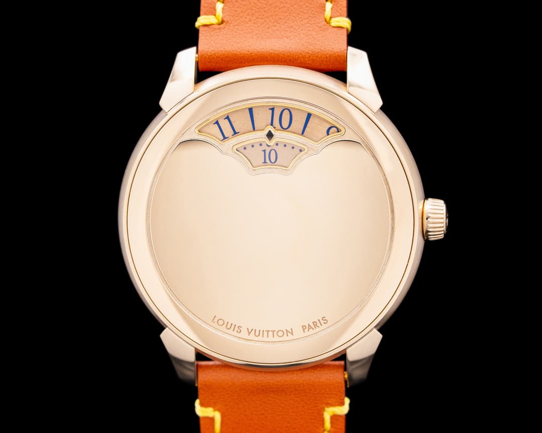 Louis Vuitton W9PG11 Tambour Convergence 18K RG Champagne Dial 2025 UNWORN