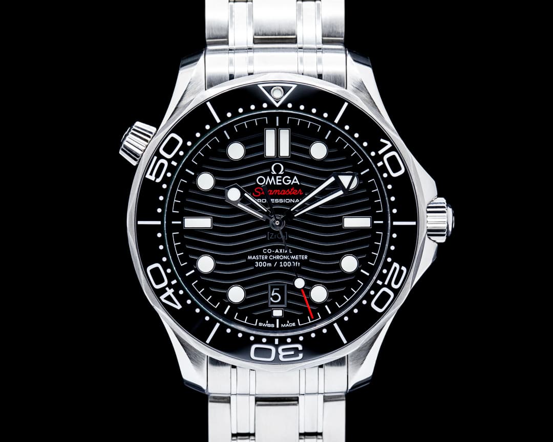 Omega Seamaster Diver 300M Co-Axial Master Chronometer SS Black Dial