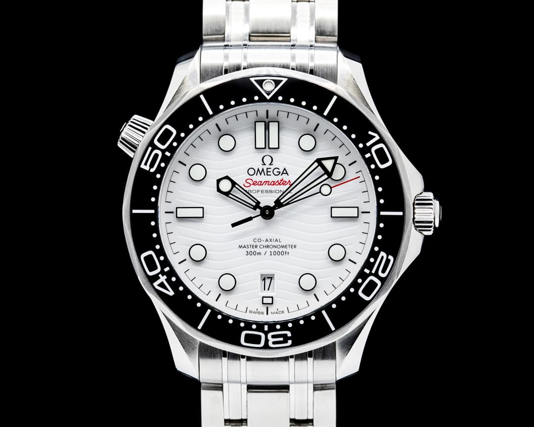 Omega Seamaster Diver 300M SS White Dial