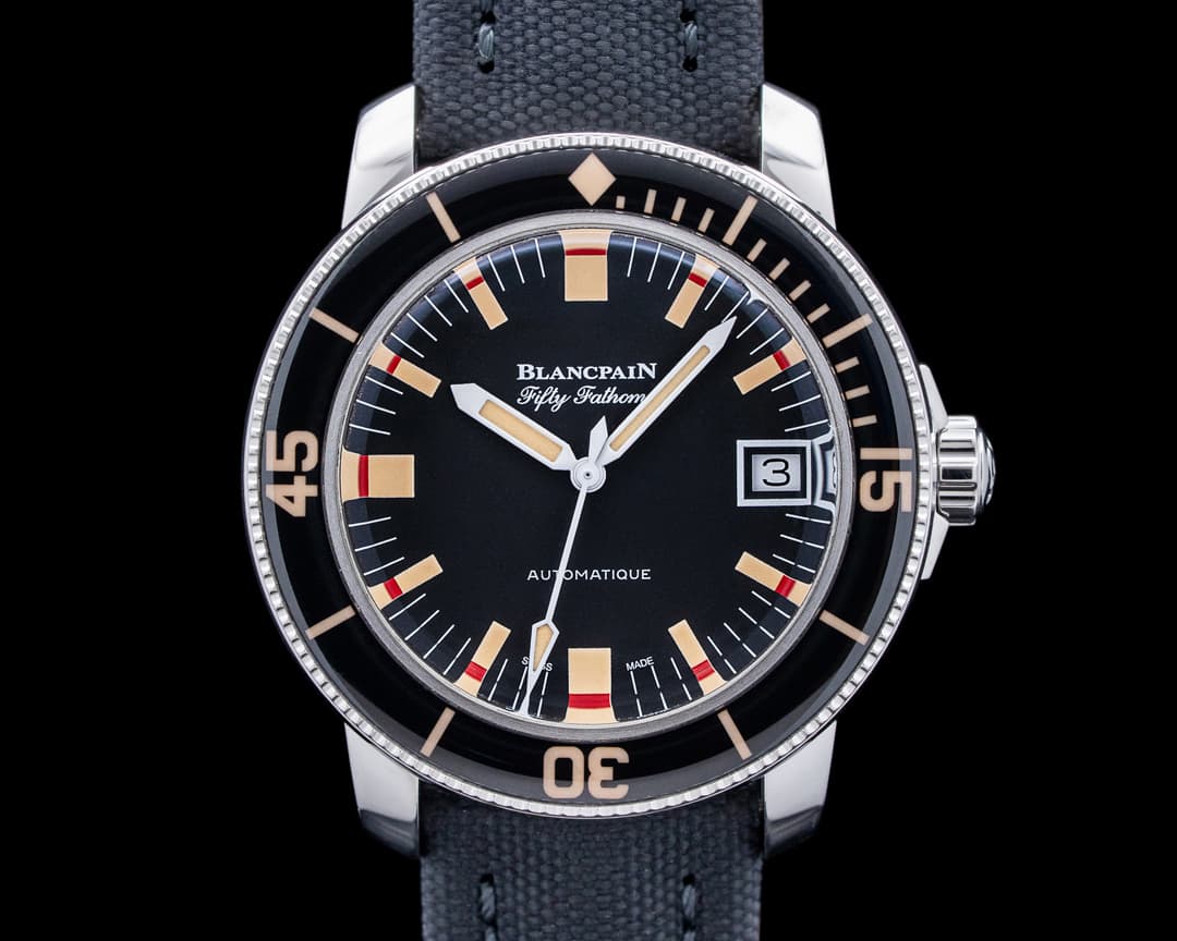 Image of Blancpain 5008B Fifty Fathoms Barakuda SS Black Dial LIMITED