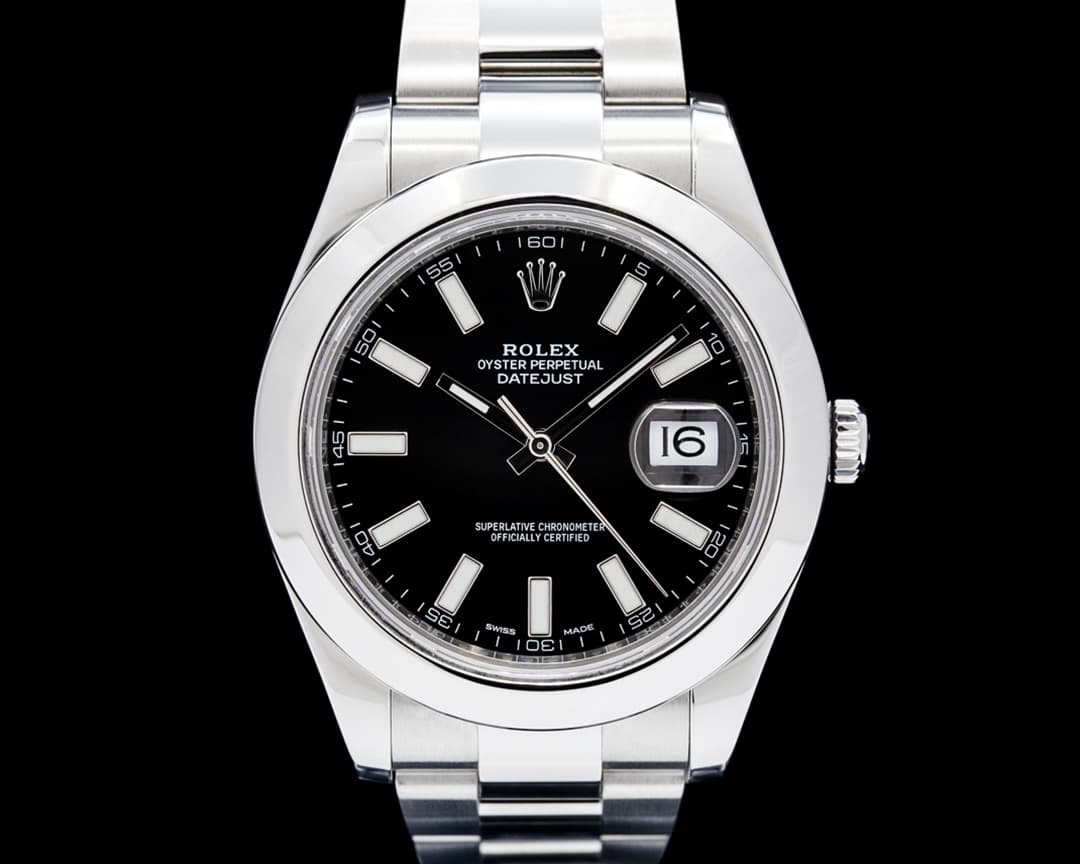 Rolex 116300 Datejust II SS Black Dial