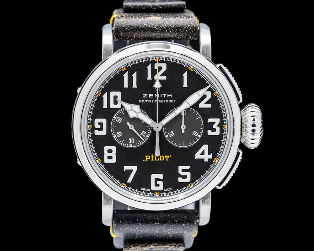 Zenith Pilot Type 20 Chronograph Rescue SS Gray Dial