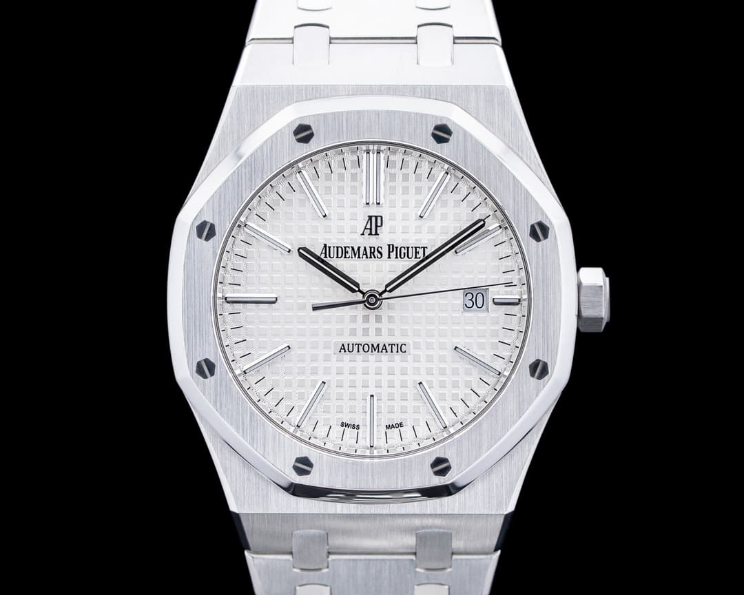 Image of Audemars Piguet 15400ST Royal Oak SS Silver Dial