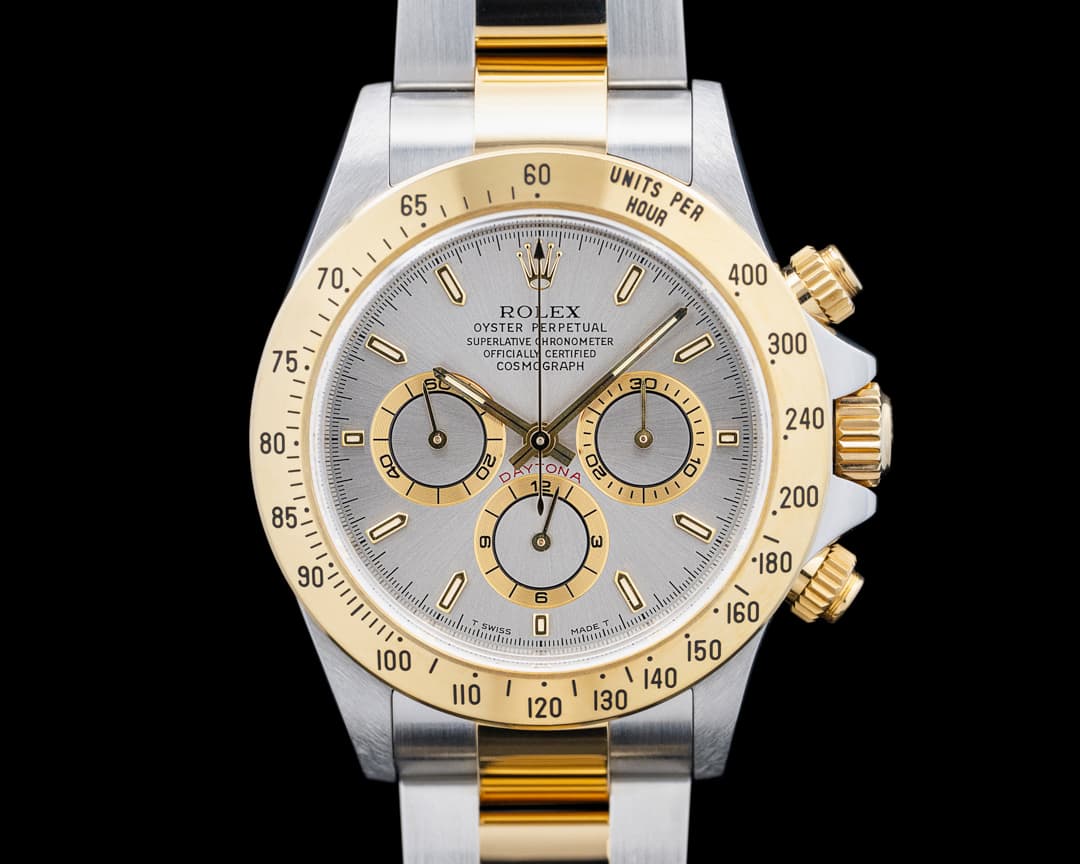 Image of Rolex 16523 Daytona Cosmograph SS / 18K YG Silver Dial
