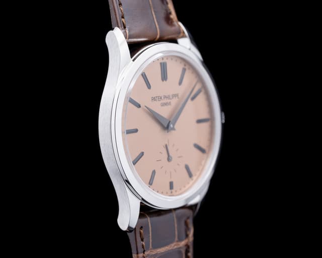 Patek Philippe 6196P Calatrava Platinum Salmon Dial 2026 UNWORN 6196P ...