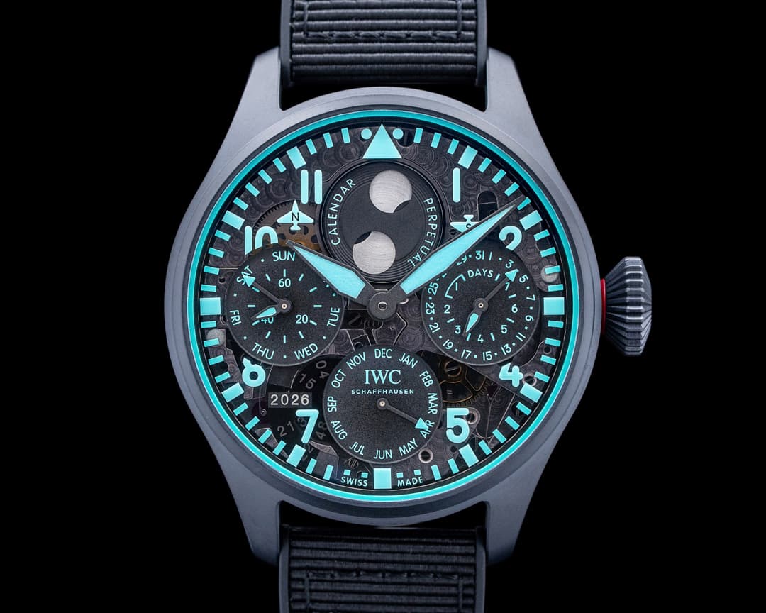 IWC IW503607 Big Pilot Perpetual Calendar "Toto Wolff" Skeleton Dial