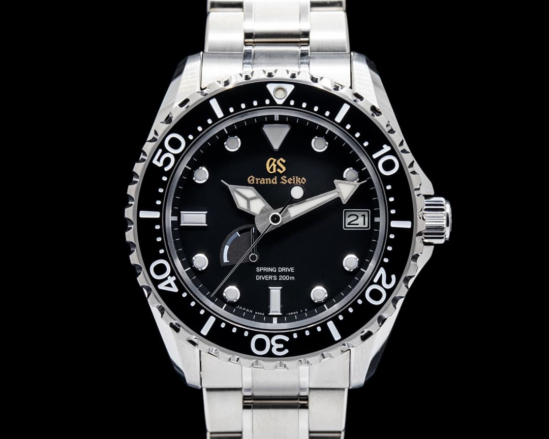 Image of Grand Seiko SBGA231 Spring Drive Diver Titanium Black Dial