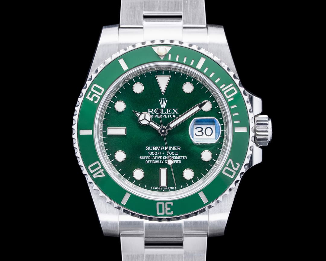 Rolex 116610LV Submariner Date "Hulk" SS Green Dial