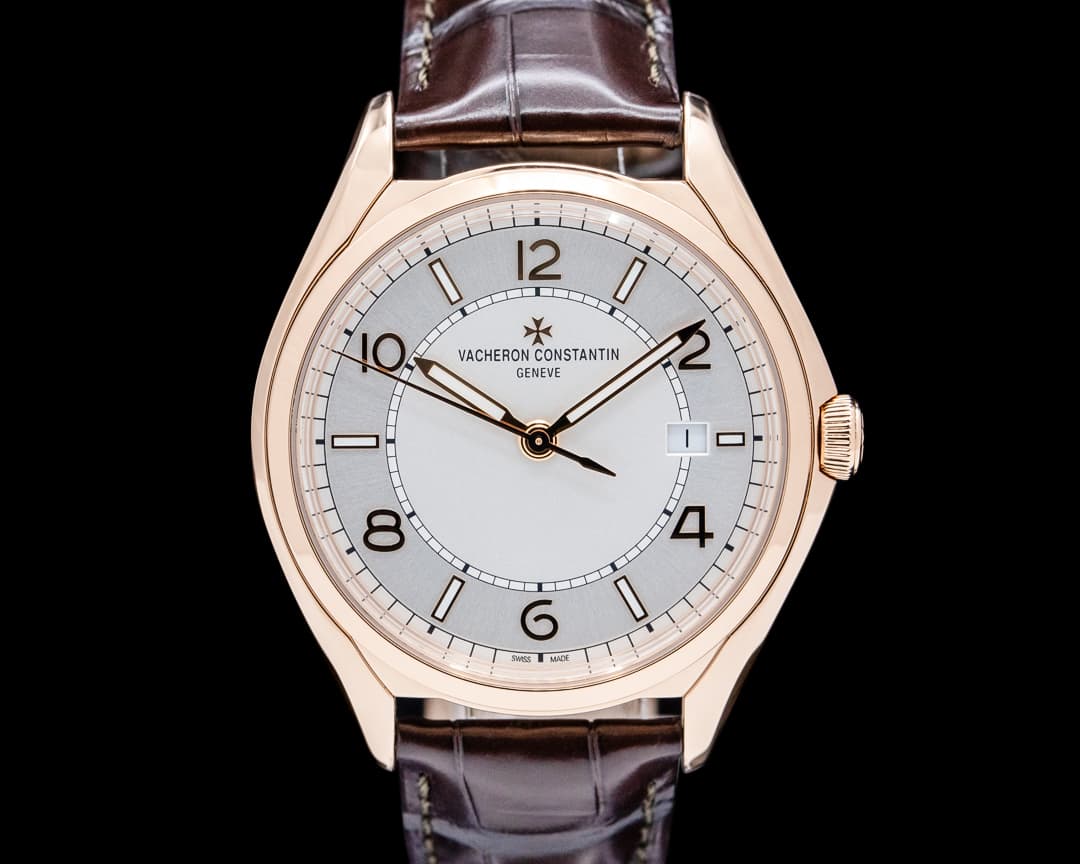 Vacheron Constantin 4600E Fiftysix Self-Winding 18K Rose Gold Silver Dial