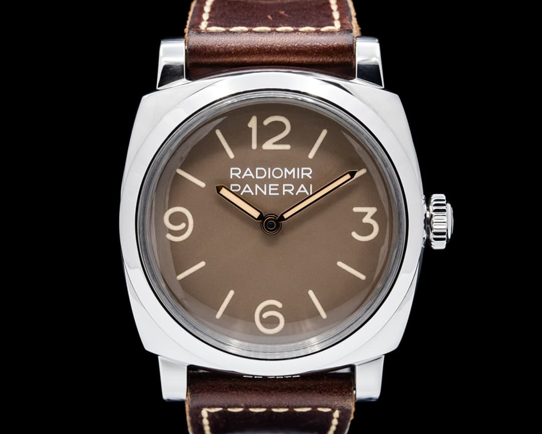 Image of Panerai PAM00662 Radiomir 1940 3 Days Acciaio SS Brown Dial