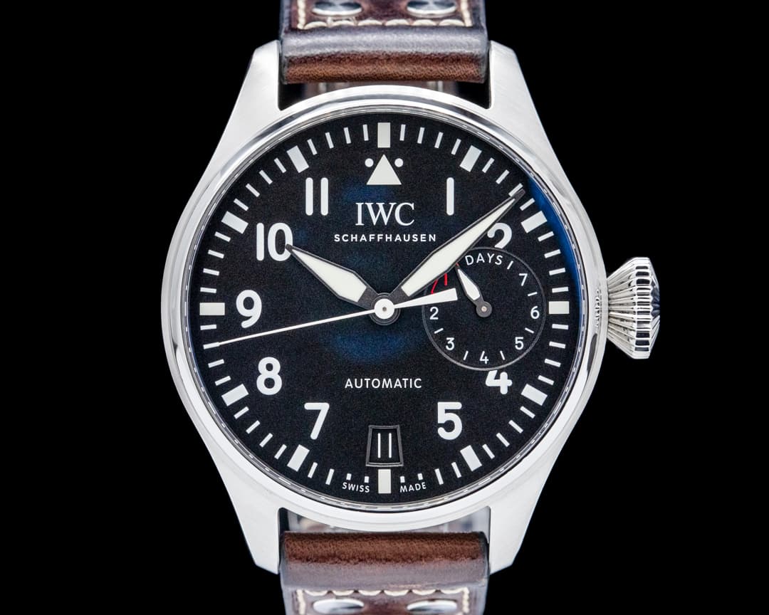 IWC IW500912 Big Pilot SS Black Dial