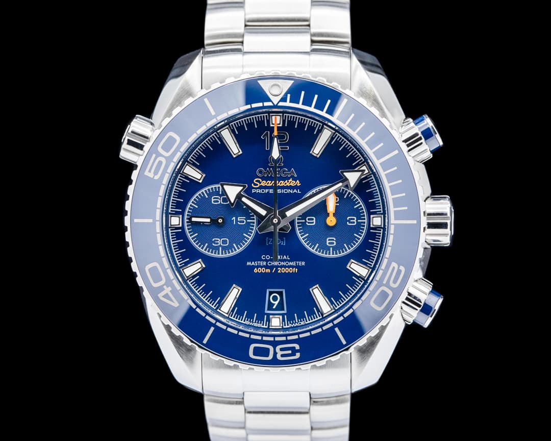Image of Omega Seamaster Planet Ocean 600M Chronograph SS Blue Dial