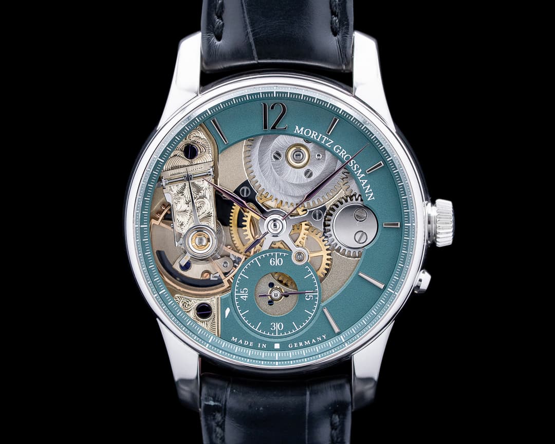 Moritz Grossmann MG-003495 Backpage Green Platinum Green Dial LIMITED