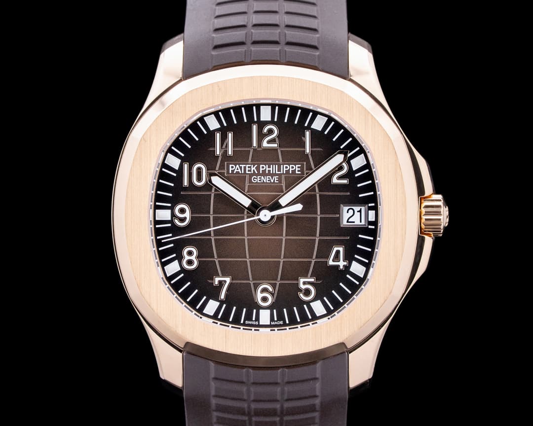 Image of Patek Philippe 5167R Aquanaut 18K Rose Gold Brown Dial UNWORN