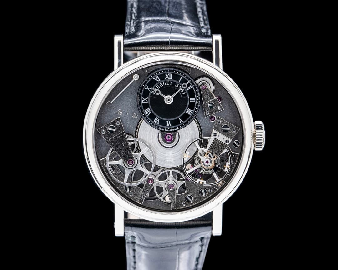 Image of Breguet 7027BB Tradition Manual Wind 18K White Gold Skeleton Dial