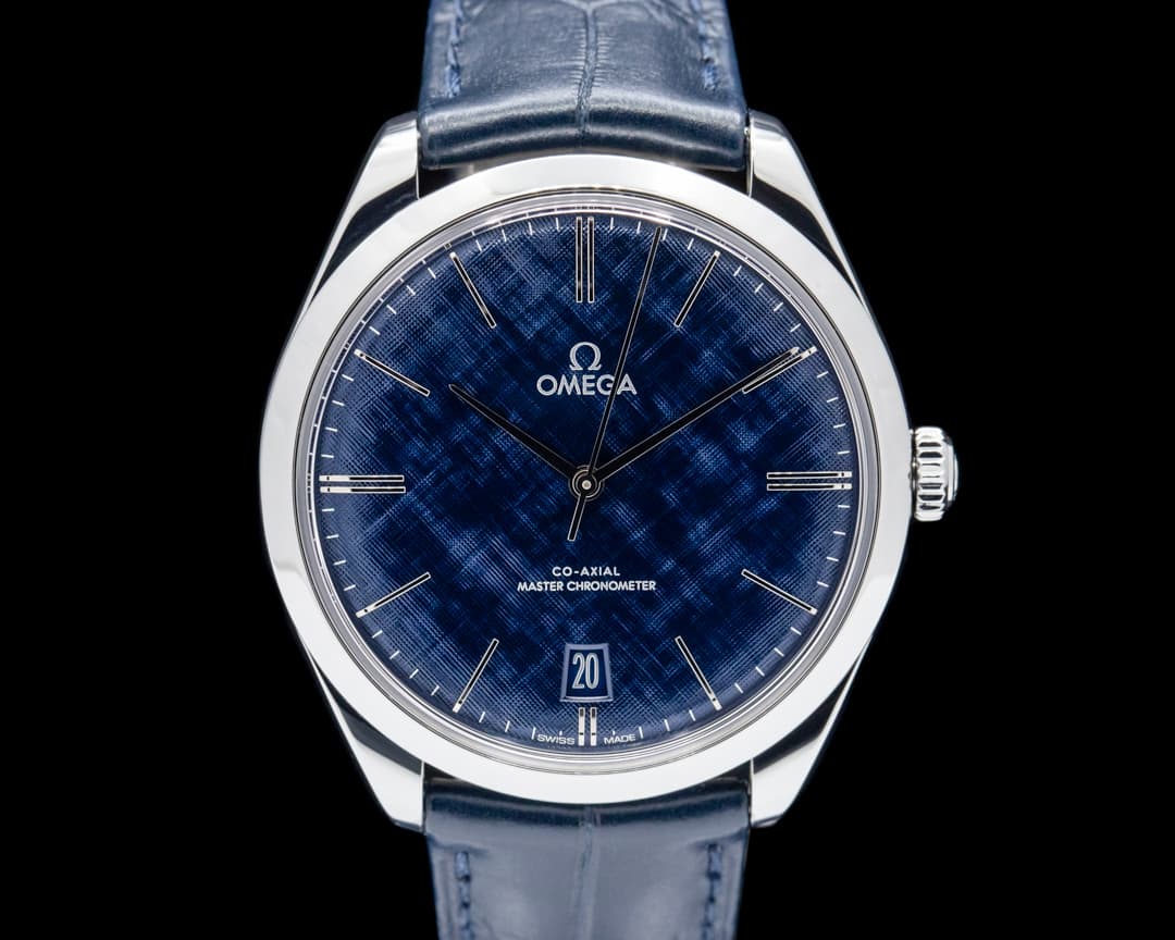 Image of Omega De Ville Tresor SS Blue Dial