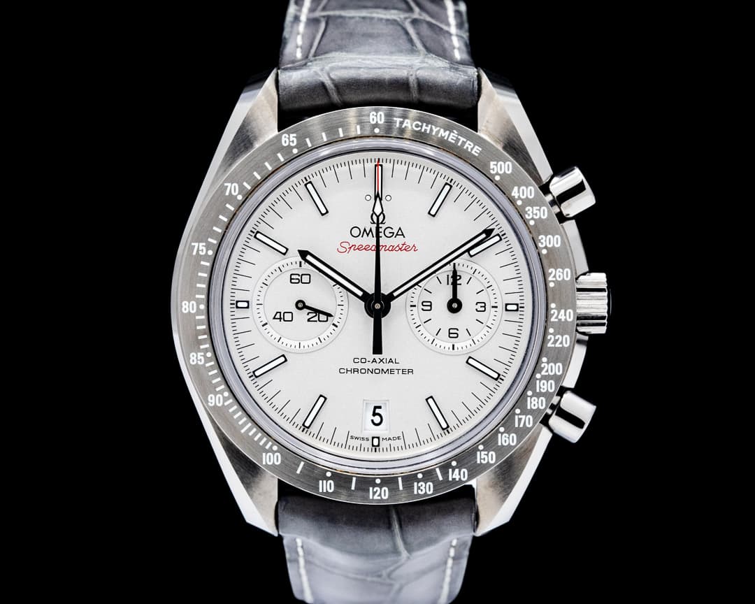 Omega Speedmaster Grey Side of the Moon Ceramic Platinum Dial