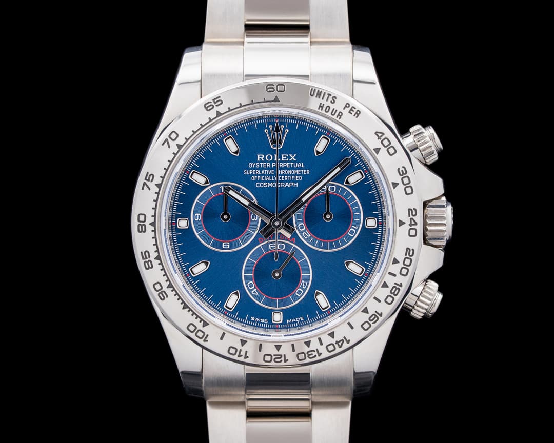 Rolex 116509 Daytona 18K White Gold Blue Dial