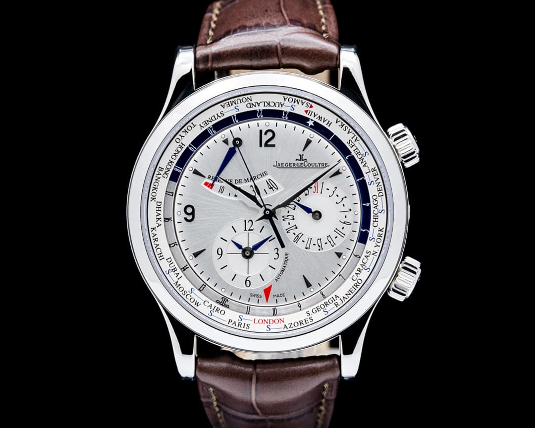 Image of Jaeger LeCoultre Q1528420 Master World Geographic SS Silver Dial