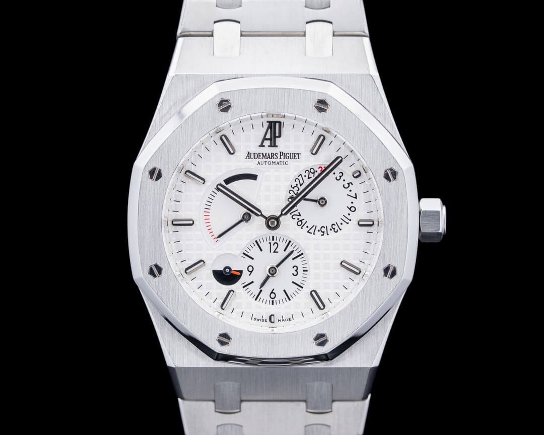 Audemars Piguet 26120ST Royal Oak Dual Time SS Silver Dial