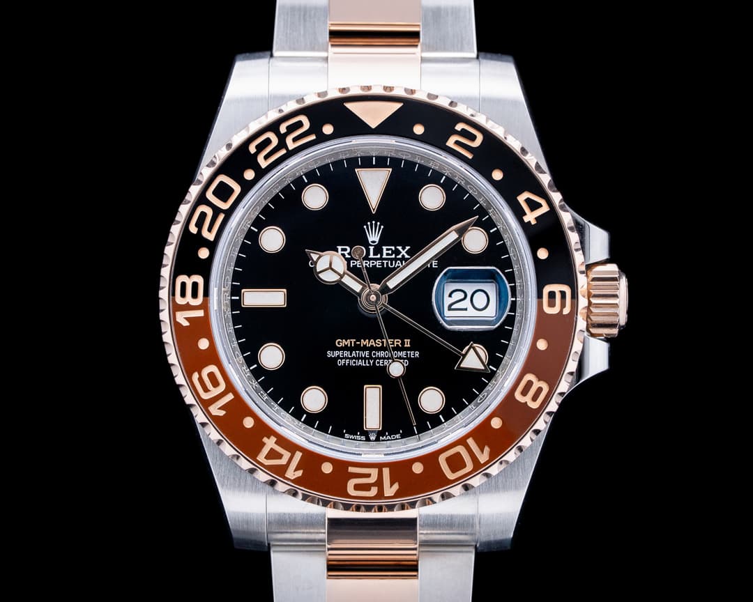 Image of Rolex 126711CHNR GMT-Master II SS / 18K Everose Gold Black Dial
