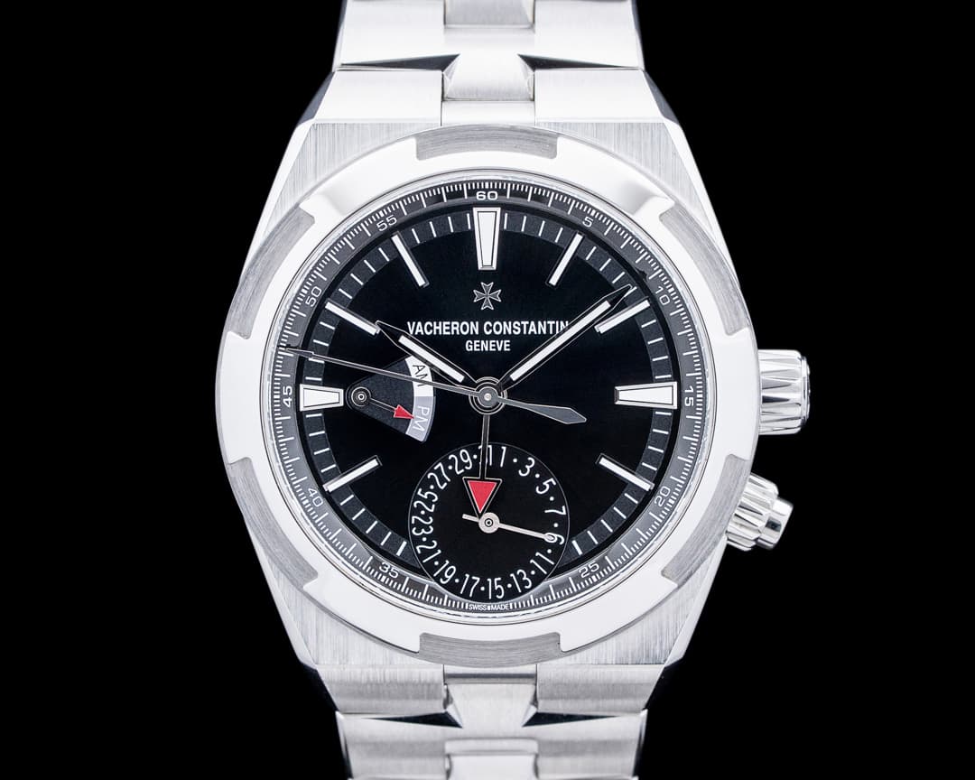 Vacheron Constantin 7920V Overseas Dual Time SS Black Dial