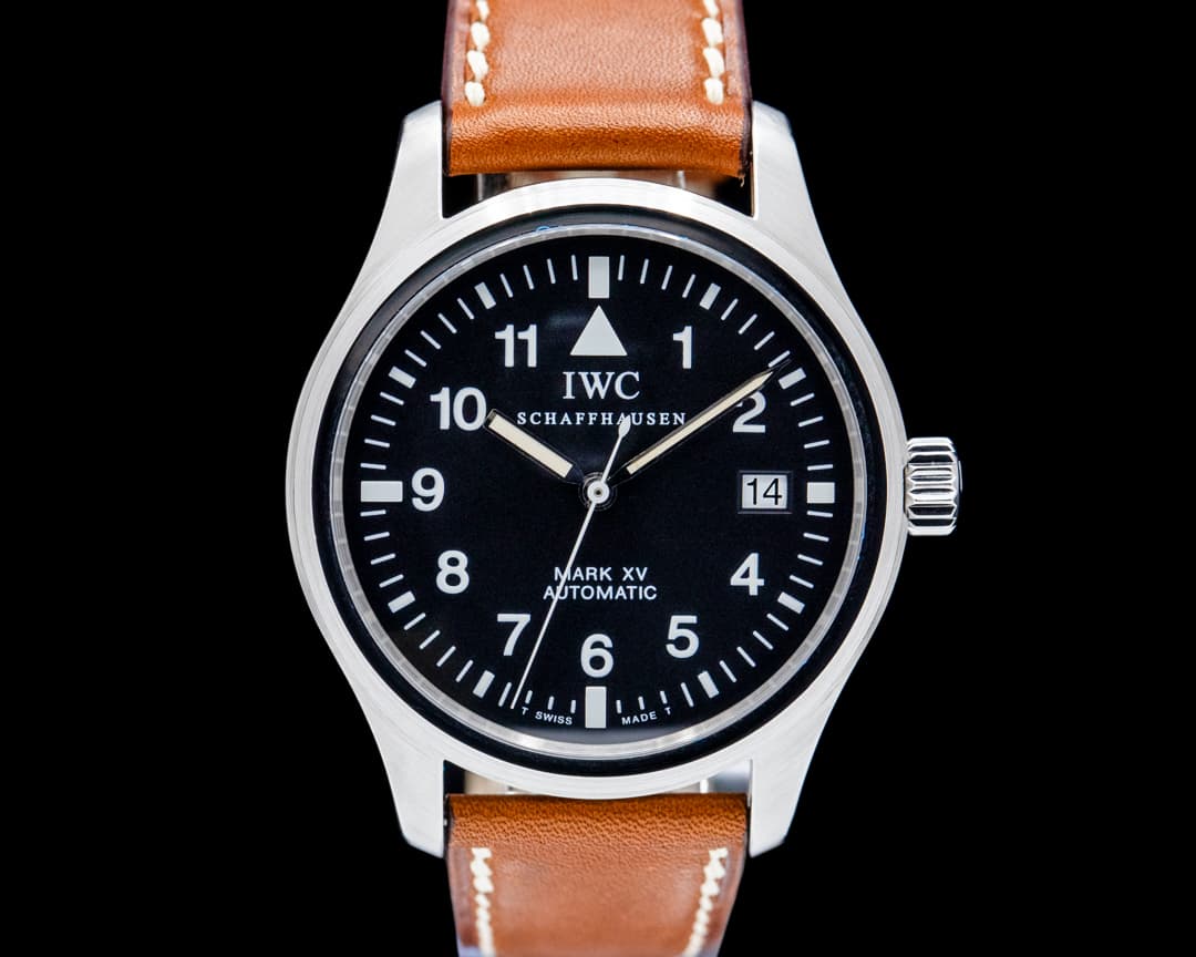 Image of IWC IW325301 Pilots Watch Mark XV SS Black Dial