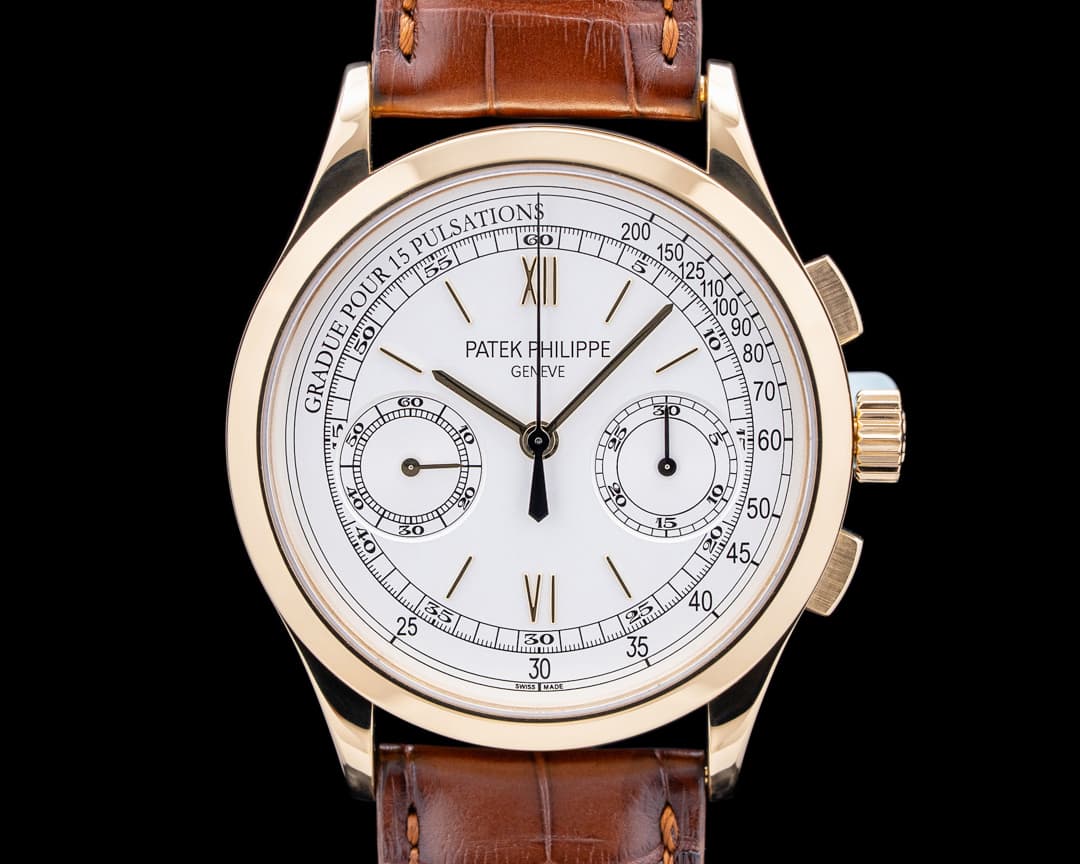 Image of Patek Philippe 5170J Chronograph 18K Yellow Gold Silver Dial