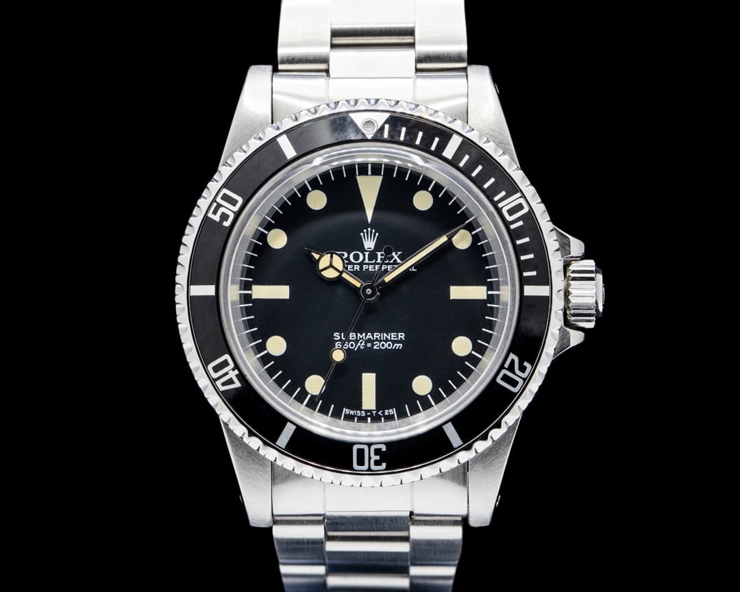 Rolex 5513 Submariner SS Black Dial Circa. 1984