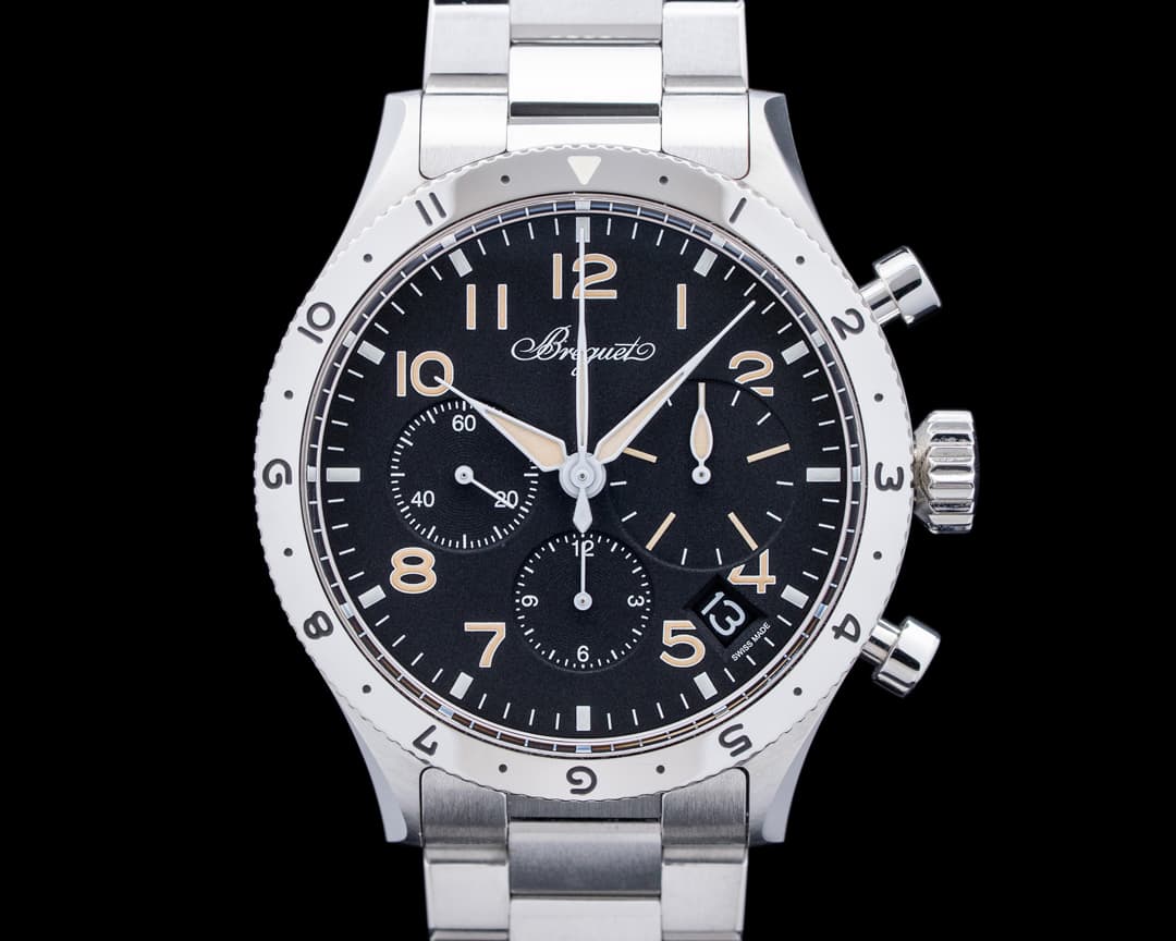 Image of Breguet Type XX Chronographe 2067 SS Black Dial 2025