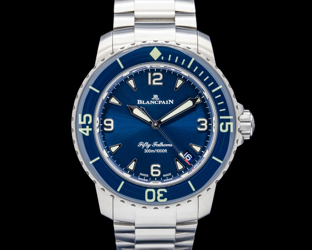 Blancpain 5010 Fifty Fathoms Automatique Titanium Blue Dial