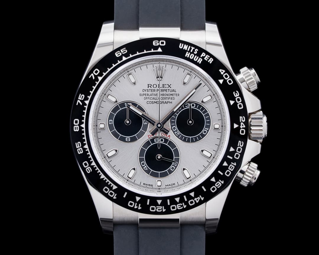 Rolex 116519LN Daytona 18K White Gold Silver Dial