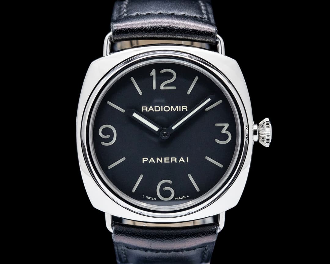 Panerai PAM00210 Radiomir Base SS Black Dial