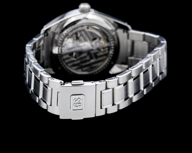 Grand Seiko SBGA401 Heritage Collection Spring Drive Boutique SS Black ...