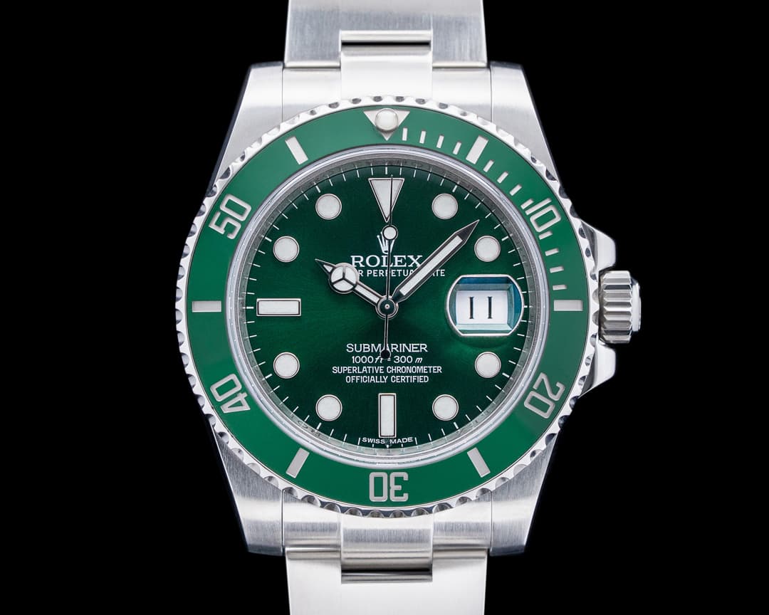 Image of Rolex 116610LV Submariner Date "Hulk" SS Green Dial