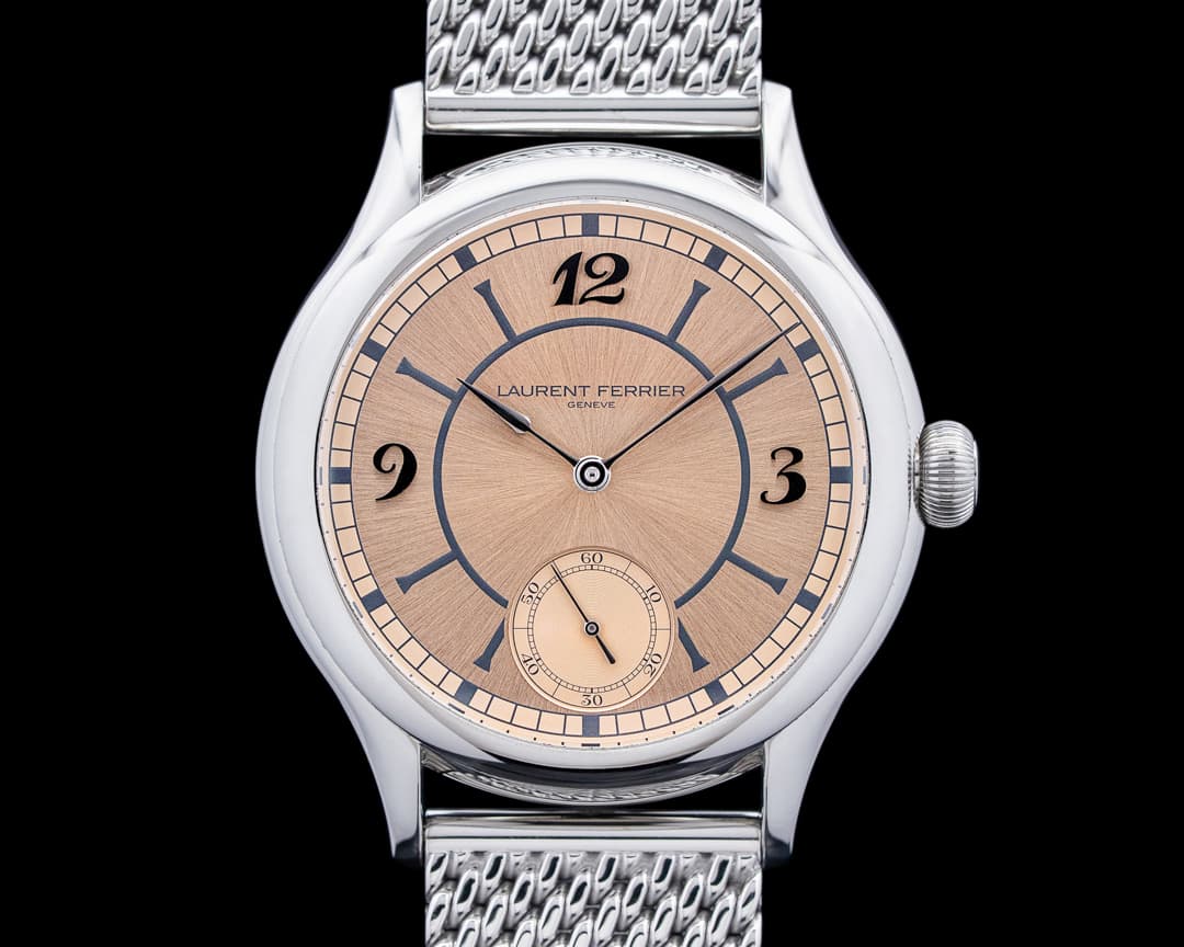 Image of Laurent Ferrier Classic Origin Revolution and The Rake SS Salmon Dial LIMITED