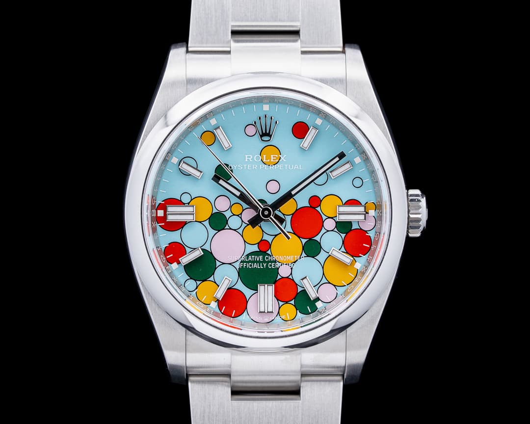 Image of Rolex 126000 Oyster Perpetual 36MM SS Celebration Dial