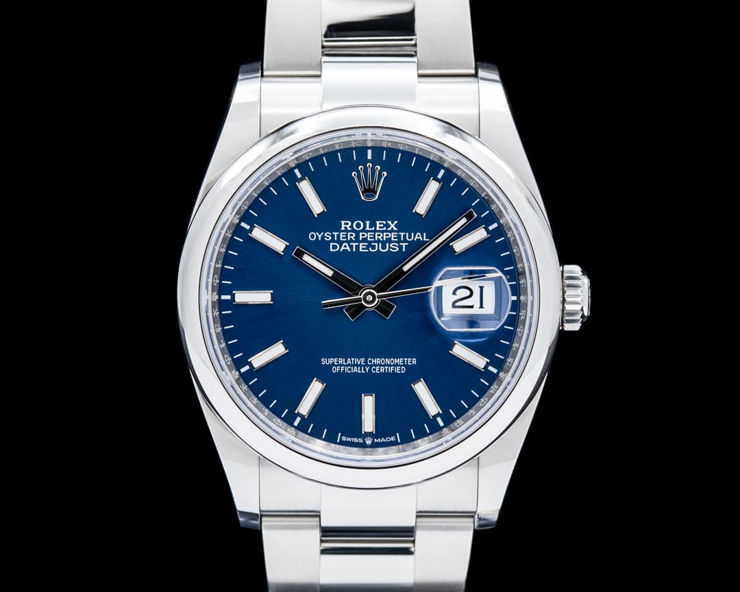 Rolex 126200 Datejust 36MM SS Blue Dial